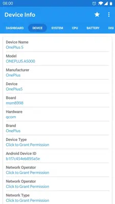 Device Info View Device Information android App screenshot 7